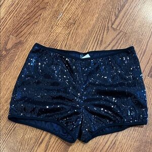 Must Have Black Sequin Women's Shorts